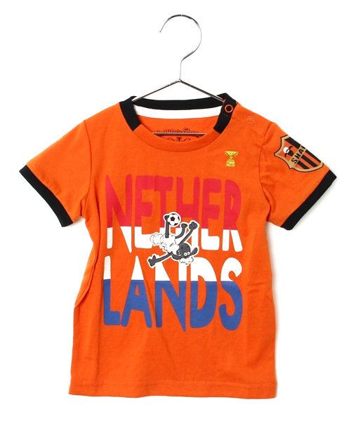 CIAOPANIC TYPY(チャオパニックティピー)の「ショーンサッカーTee(Tシャツ/カットソー・キッズ・イエロー/ブルー/サックスブルー/ホワイト/レッド/ネイビー/オレンジ/ブラック・100/120/110/130/90)」の19枚目の写真