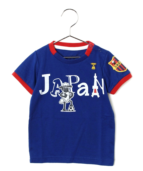 CIAOPANIC TYPY(チャオパニックティピー)の「ショーンサッカーTee(Tシャツ/カットソー・キッズ・イエロー/ブルー/サックスブルー/ホワイト/レッド/ネイビー/オレンジ/ブラック・100/120/110/130/90)」の14枚目の写真