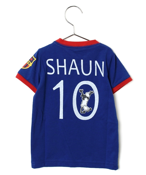 CIAOPANIC TYPY(チャオパニックティピー)の「ショーンサッカーTee(Tシャツ/カットソー・キッズ・イエロー/ブルー/サックスブルー/ホワイト/レッド/ネイビー/オレンジ/ブラック・100/120/110/130/90)」の16枚目の写真