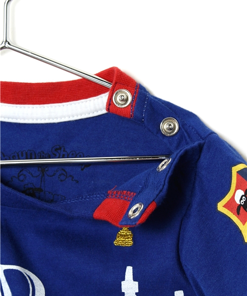 CIAOPANIC TYPY(チャオパニックティピー)の「ショーンサッカーTee(Tシャツ/カットソー・キッズ・イエロー/ブルー/サックスブルー/ホワイト/レッド/ネイビー/オレンジ/ブラック・100/120/110/130/90)」の10枚目の写真