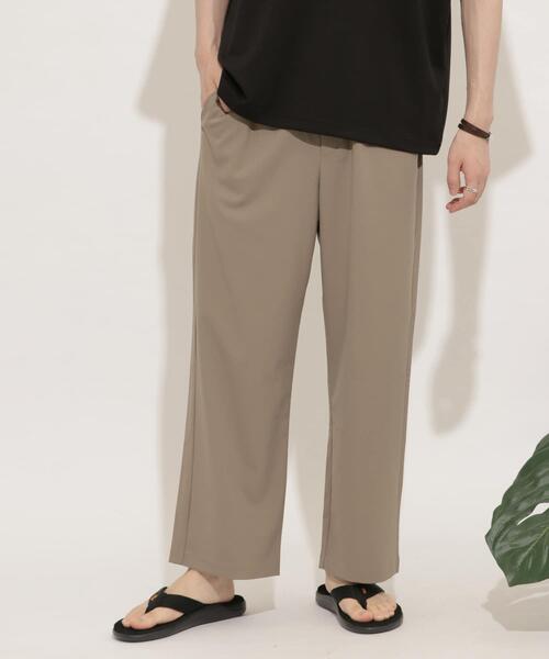 SENSE OF PLACE by URBAN RESEARCH（センスオブプレイスバイアーバンリサーチ）の「CARREMANワイドスラックス（その他パンツ・メンズ・ブラック/ベージュ/グレー・MEDIUM/LARGE）」の3枚目の写真