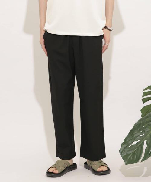 SENSE OF PLACE by URBAN RESEARCH（センスオブプレイスバイアーバンリサーチ）の「CARREMANワイドスラックス（その他パンツ・メンズ・ブラック/ベージュ/グレー・MEDIUM/LARGE）」の4枚目の写真