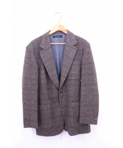 新品同様 BROOKBROTHERS XL チェック テーラードジャケット ブルックスブラザーズウールテーラードジャケットチェックメンズレディース
