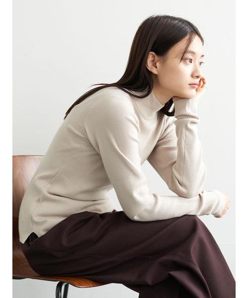 AMERICAN HOLIC(アメリカンホリック)の「ハイネックリブニットプルオーバー*(ニット/セーター・レディース・ライトグレー/ブラック/ネイビー/モカ/ホワイト系その他4/グレー系その他4・M/L)」の20枚目の写真