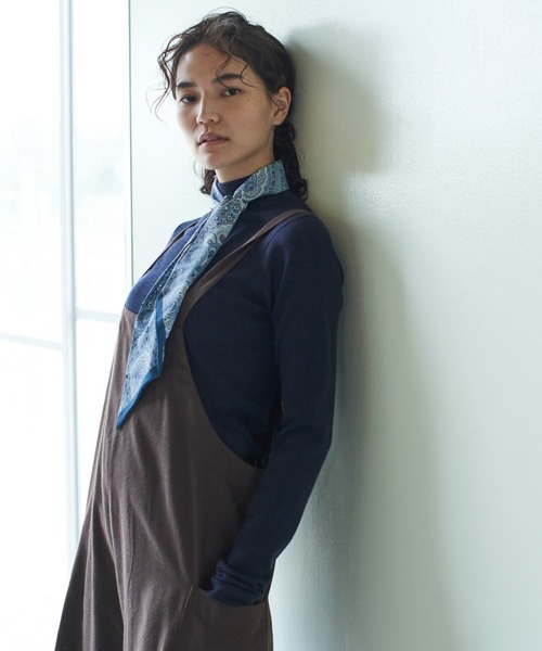 AMERICAN HOLIC(アメリカンホリック)の「ハイネックリブニットプルオーバー*(ニット/セーター・レディース・ライトグレー/ブラック/ネイビー/モカ/ホワイト系その他4/グレー系その他4・M/L)」の6枚目の写真