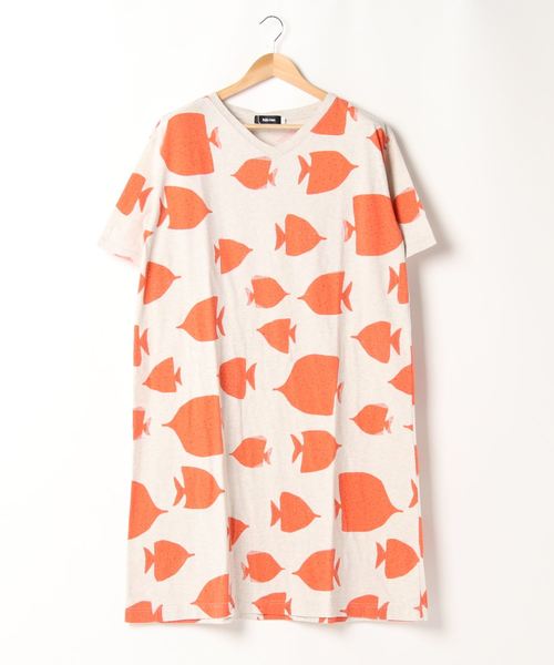 Fish T ワンピース Ne Net ネネット のワンピース Fish セール ワンピース T Ne01jh115 をセール価格で購入できます Ne Net Ne Net ネネット のファッション 待望 の