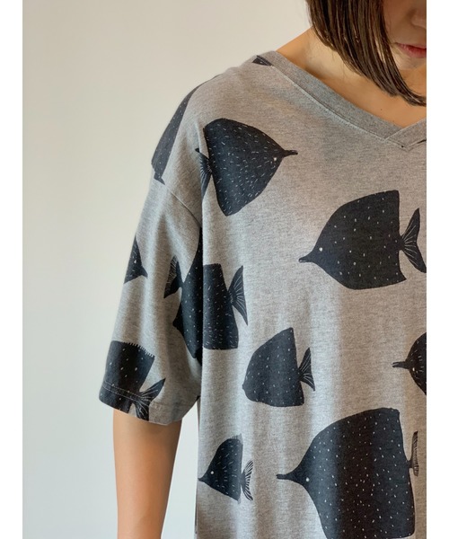 Fish T ワンピース Ne Net ネネット のワンピース Fish セール ワンピース T Ne01jh115 をセール価格で購入できます Ne Net Ne Net ネネット のファッション 待望 の