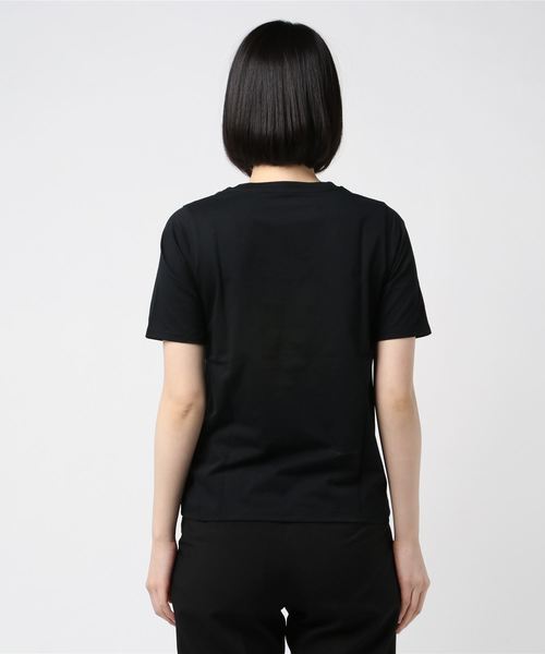 three dots(スリードッツ)の「Powdery cotton s/s v-neck tee(Tシャツ/カットソー・レディース・ホワイト/ブラック/ネイビー・X-SMALL/SMALL)」の5枚目の写真