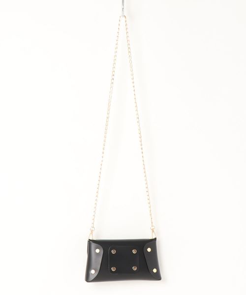 SESTO(セスト)の「プラチェーンミニポシェットショルダーバッグ(ショルダーバッグ・レディース・アイボリー/ブラウン/ブラック・ONE SIZE)」の8枚目の写真