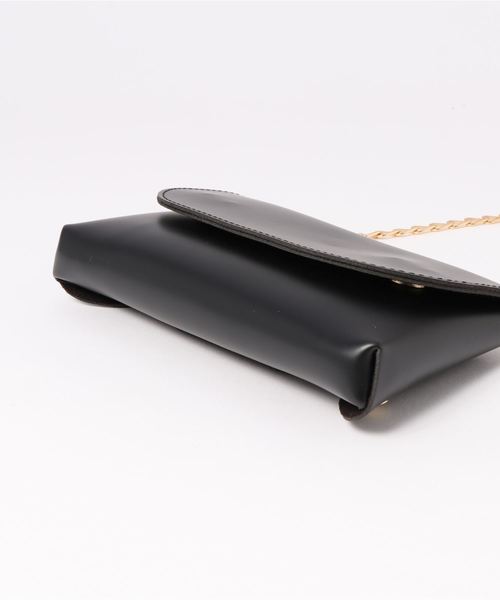 SESTO(セスト)の「プラチェーンミニポシェットショルダーバッグ(ショルダーバッグ・レディース・アイボリー/ブラウン/ブラック・ONE SIZE)」の7枚目の写真