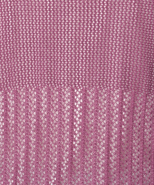 archives（アルシーヴ）の「透かし編みキャミワンピース＋Tシャツ（ワンピース・レディース・パープル/イエロー/ベージュ・MEDIUM）」の19枚目の写真