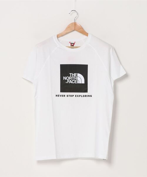 THE NORTH FACE(ザノースフェイス)の「スクエアロゴ クルーネック 半袖 Tシャツ SS RAG RED BOX TEE(Tシャツ/カットソー・メンズ・ブラック/ホワイト・S/M/L)」の11枚目の写真