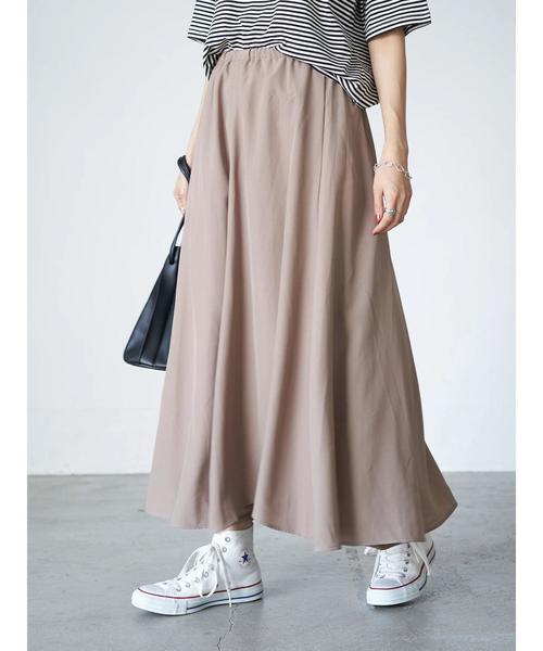 AMERICAN HOLIC（アメリカンホリック）の「マーメイドギャザーロングスカート1　＊（スカート・レディース・チャコールグレー/マルチ/モカ/その他9/その他14・FREE）」の21枚目の写真