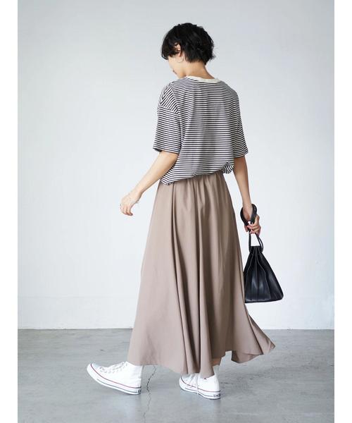 AMERICAN HOLIC（アメリカンホリック）の「マーメイドギャザーロングスカート1　＊（スカート・レディース・チャコールグレー/マルチ/モカ/その他9/その他14・FREE）」の18枚目の写真