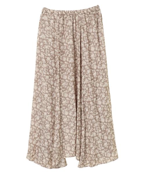 AMERICAN HOLIC（アメリカンホリック）の「マーメイドギャザーロングスカート1　＊（スカート・レディース・チャコールグレー/マルチ/モカ/その他9/その他14・FREE）」の11枚目の写真