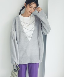 CRAFT STANDARD BOUTIQUE | 【2020AW】LACE-UP KNIT/レースアップ2WAYニットプルオーバー《一部WEB限定》〇＊★(ニット/セーター)