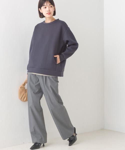 OMNES（オムネス）の「スポンジポンチ後裾ファスナープルオーバー（その他トップス・レディース・モカ/ベージュ/ネイビー・FREE）」の11枚目の写真