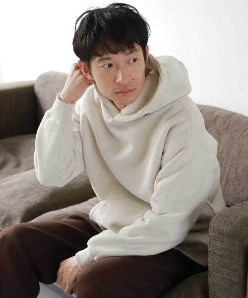 LAKOLE（ラコレ）の「裏ボアスエードパーカー / LAKOLE（パーカー