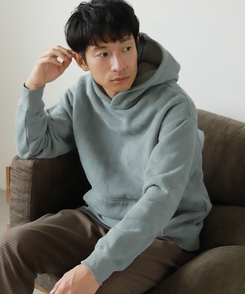 LAKOLE（ラコレ）の「裏ボアスエードパーカー / LAKOLE（パーカー