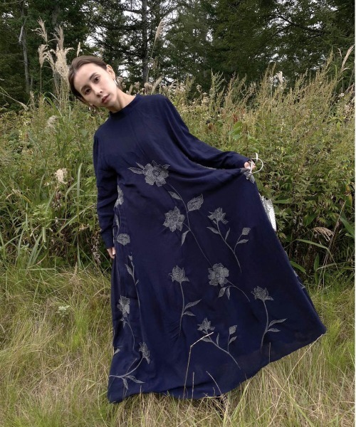 アメリ 2WAY ドレス ワンピース Ameri（アメリ）の「2WAYフラワーガーデンドレス（）」 - WEAR