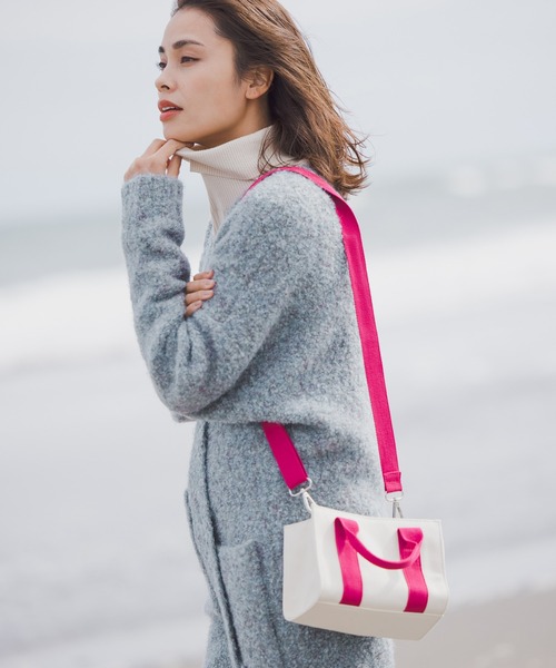 BAYFLOW（ベイフロー）の「カラーパレットミニトート（ショルダーバッグ・レディース・ライトグレー/ベージュ/オフホワイト/カーキ・FREE）」の8枚目の写真