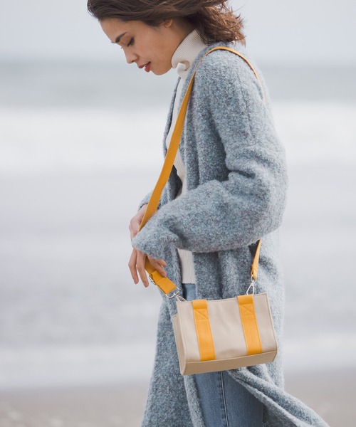 BAYFLOW（ベイフロー）の「カラーパレットミニトート（ショルダーバッグ・レディース・ライトグレー/ベージュ/オフホワイト/カーキ・FREE）」の10枚目の写真