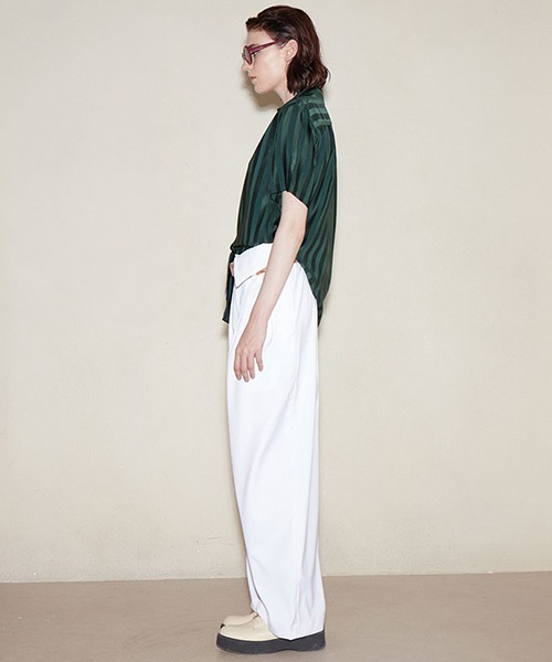 MIXSEVEN（ミックスセブン）の「【インフルエンサー別注カラー販売】3カラータックデザインスラックス　M9Q1618【MIX SEVEN】（スラックス・メンズ・ベージュ/ブラウン/ホワイト・M/S/L/XL）」の16枚目の写真