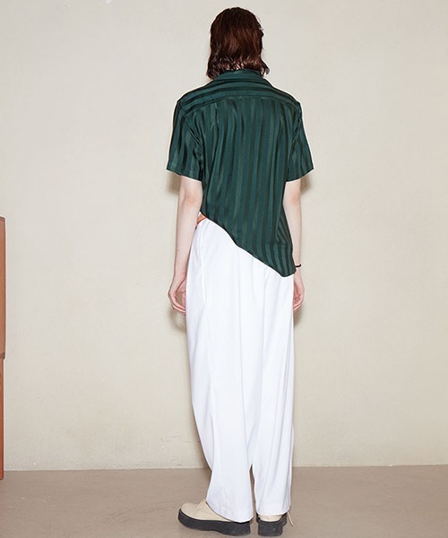 MIXSEVEN（ミックスセブン）の「【インフルエンサー別注カラー販売】3カラータックデザインスラックス　M9Q1618【MIX SEVEN】（スラックス・メンズ・ベージュ/ブラウン/ホワイト・M/S/L/XL）」の17枚目の写真