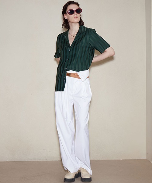 MIXSEVEN（ミックスセブン）の「【インフルエンサー別注カラー販売】3カラータックデザインスラックス　M9Q1618【MIX SEVEN】（スラックス・メンズ・ベージュ/ブラウン/ホワイト・M/S/L/XL）」の18枚目の写真