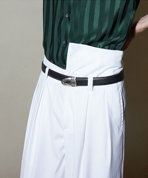 MIXSEVEN（ミックスセブン）の「【インフルエンサー別注カラー販売】3カラータックデザインスラックス　M9Q1618【MIX SEVEN】（スラックス・メンズ・ベージュ/ブラウン/ホワイト・M/S/L/XL）」の19枚目の写真