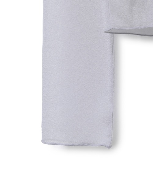 ADAM ET ROPE'(アダムエロペ)の「シアーメローシフォンタートル(Tシャツ/カットソー・レディース・ブラック/ホワイト/ベージュ系その他/ミント/サックスブルー・FREE)」の12枚目の写真