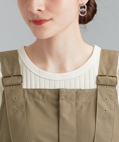 UNIVERSAL OVERALL（ユニバーサルオーバーオール）の「[ 別注 ] [ ユニバーサルオーバーオール ]★SC UNIVERSAL OVERALL × GLR ジャンパー スカート（ワンピース・レディース・ブラック/ベージュ/ワインレッド・FREE）」の7枚目の写真