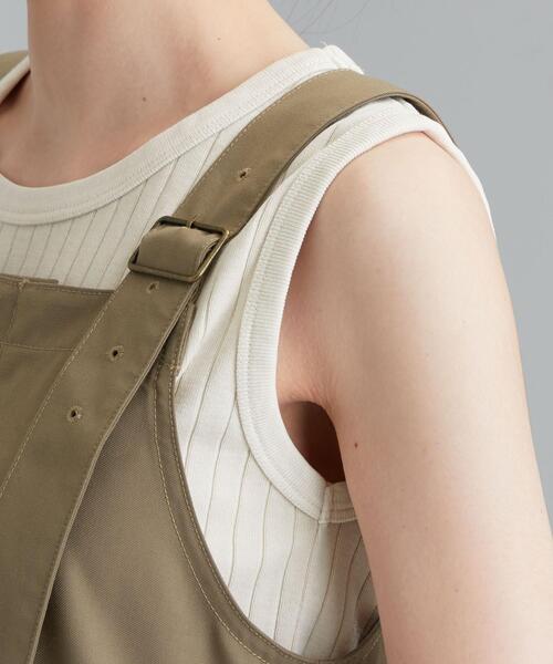 UNIVERSAL OVERALL（ユニバーサルオーバーオール）の「[ 別注 ] [ ユニバーサルオーバーオール ]★SC UNIVERSAL OVERALL × GLR ジャンパー スカート（ワンピース・レディース・ブラック/ベージュ/ワインレッド・FREE）」の8枚目の写真