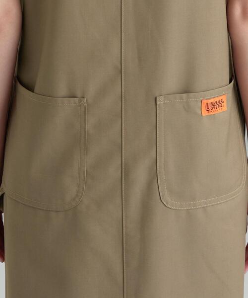 UNIVERSAL OVERALL（ユニバーサルオーバーオール）の「[ 別注 ] [ ユニバーサルオーバーオール ]★SC UNIVERSAL OVERALL × GLR ジャンパー スカート（ワンピース・レディース・ブラック/ベージュ/ワインレッド・FREE）」の10枚目の写真