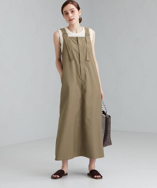 UNIVERSAL OVERALL（ユニバーサルオーバーオール）の「[ 別注 ] [ ユニバーサルオーバーオール ]★SC UNIVERSAL OVERALL × GLR ジャンパー スカート（ワンピース・レディース・ブラック/ベージュ/ワインレッド・FREE）」の15枚目の写真