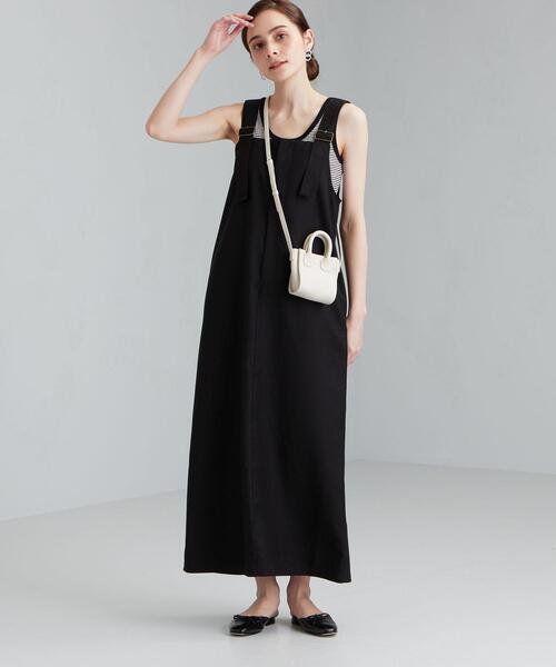 UNIVERSAL OVERALL（ユニバーサルオーバーオール）の「[ 別注 ] [ ユニバーサルオーバーオール ]★SC UNIVERSAL OVERALL × GLR ジャンパー スカート（ワンピース・レディース・ブラック/ベージュ/ワインレッド・FREE）」の19枚目の写真