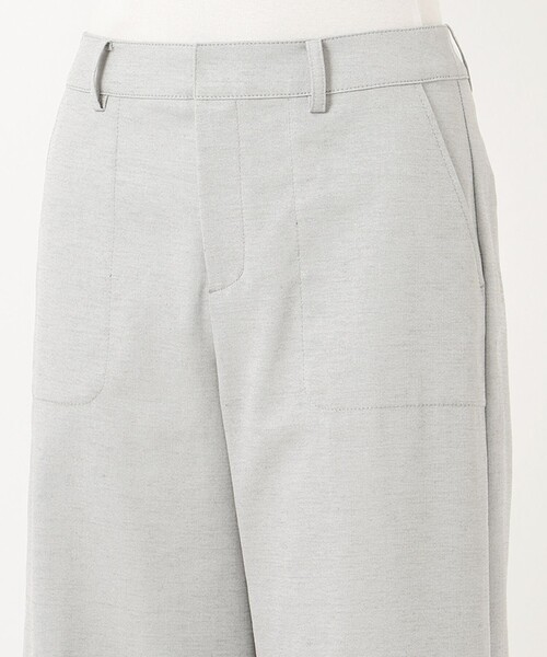 J.PRESS(ジェイプレス)の「【洗える】シェルタリングドライオックス ワイドパンツ(その他パンツ・レディース・ライトグレー系/ベージュ系/ブラウン系・T15/T13)」の6枚目の写真