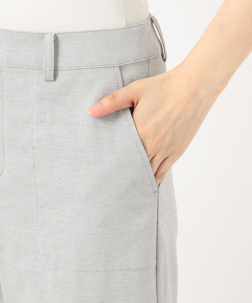 J.PRESS(ジェイプレス)の「【洗える】シェルタリングドライオックス ワイドパンツ(その他パンツ・レディース・ライトグレー系/ベージュ系/ブラウン系・T15/T13)」の8枚目の写真