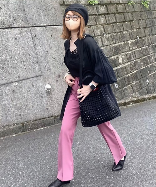 polcadot（ポルカドット）の「リネンライクベレー（ハンチング/ベレー帽・レディース・ブラック/ベージュ/ライトベージュ・FREE）」の19枚目の写真