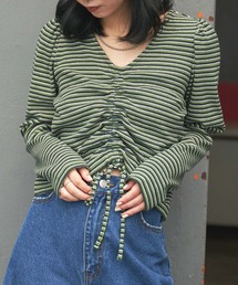 WEGO | WEGO/フロントドロストリブＴ(Tシャツ/カットソー)
