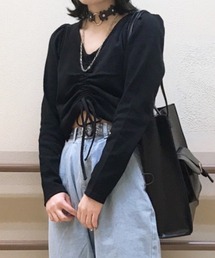 WEGO | WEGO/フロントドロストリブＴ(Tシャツ/カットソー)