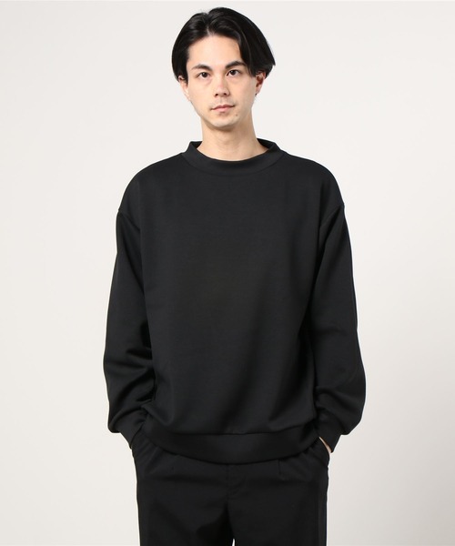 JOKER（ジョーカー）の「【JOKER】シルケットポンチビッグトレーナー スウェット メンズ ポンチ素材 ホワイト 春服（スウェット・メンズ・ブラック/グレー/ナチュラル/ピンクベージュ・LL/M/L）」の2枚目の写真