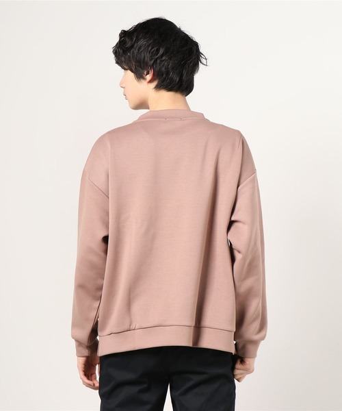 JOKER（ジョーカー）の「【JOKER】シルケットポンチビッグトレーナー スウェット メンズ ポンチ素材 ホワイト 春服（スウェット・メンズ・ブラック/グレー/ナチュラル/ピンクベージュ・LL/M/L）」の6枚目の写真