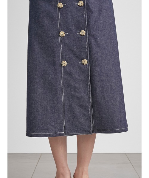 LILY BROWN（リリーブラウン）の「ボリュームスリーブワンピース（ワンピース・レディース・ホワイト/ブラウン/ブルー・1/0）」の11枚目の写真