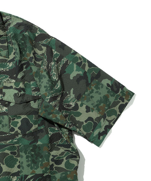 BEAMS（ビームス）の「BEAMS / カモフラージュ イージー シャツ（シャツ/ブラウス・メンズ・ベージュ/グリーン・SMALL/MEDIUM/LARGE/X-LARGE）」の3枚目の写真