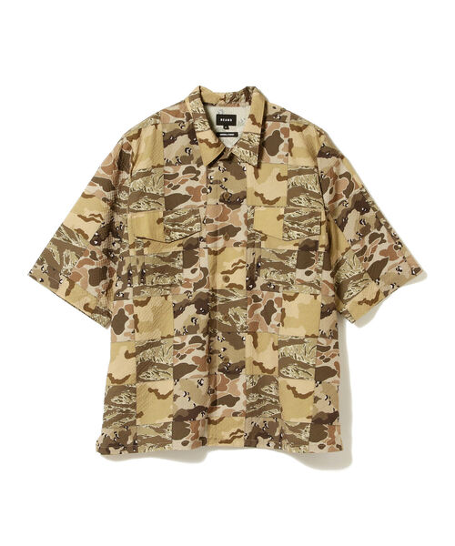 BEAMS（ビームス）の「BEAMS / カモフラージュ イージー シャツ（シャツ/ブラウス・メンズ・ベージュ/グリーン・SMALL/MEDIUM/LARGE/X-LARGE）」の8枚目の写真