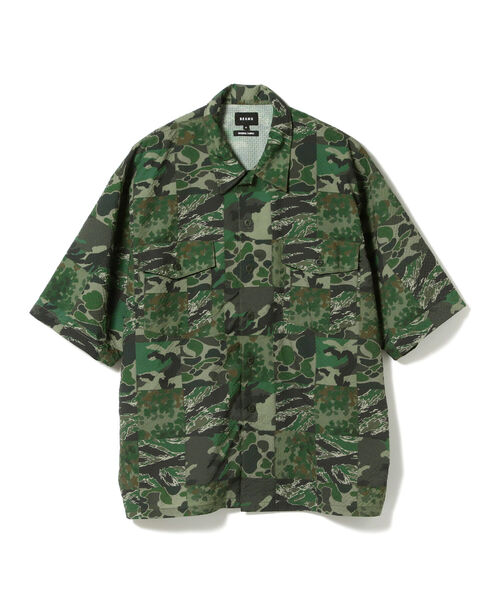 BEAMS（ビームス）の「BEAMS / カモフラージュ イージー シャツ（シャツ/ブラウス・メンズ・ベージュ/グリーン・SMALL/MEDIUM/LARGE/X-LARGE）」の10枚目の写真