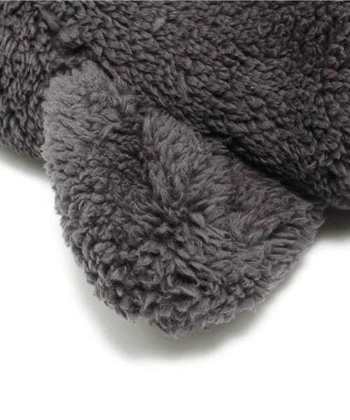 こども ビームス（コドモビームス）の「TALC / mimi Boa Hat（ニットキャップ/ビーニー・キッズ・グレー/ベージュ・2-4Y/6-8Y）」の5枚目の写真