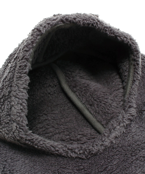 こども ビームス（コドモビームス）の「TALC / mimi Boa Hat（ニットキャップ/ビーニー・キッズ・グレー/ベージュ・2-4Y/6-8Y）」の6枚目の写真