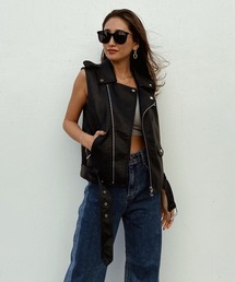 ベストleatherジャケット